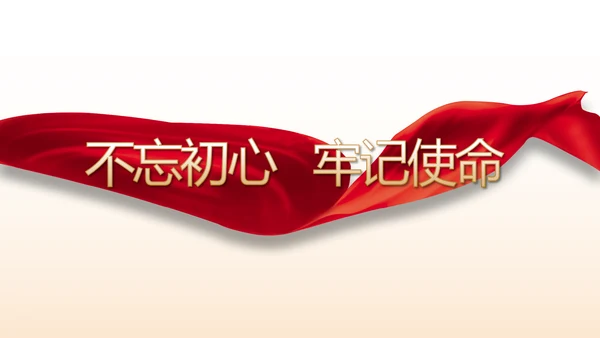 红色大气党支部党建述职报告动态PPT