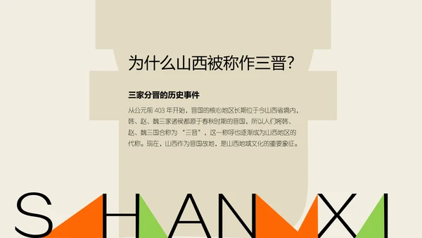 橙色拼贴风城市人文山西旅游攻略