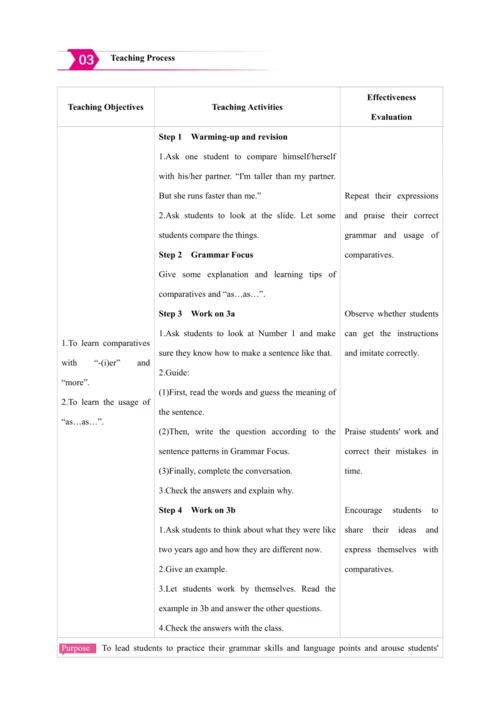 Unit 3 I'm more outgoing than my sister. Section A