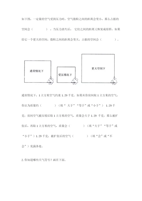 教科版三年级上册科学期末测试卷精品（模拟题）.docx