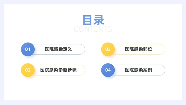 蓝色插画风图示医院PPT院感知识培训
