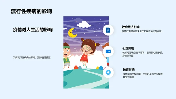 流行病防控讲座PPT模板