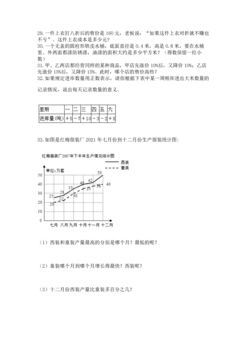 六年级小升初数学应用题50道及参考答案【完整版】.docx