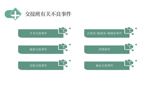 绿色简约医疗护理交接班制度培训PPT