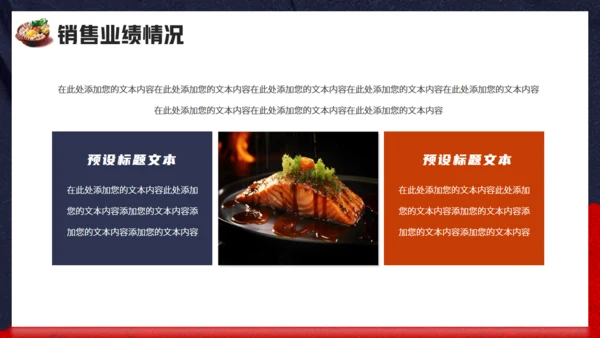 韩式料理_餐饮行业年终工作总结汇报通用PPT