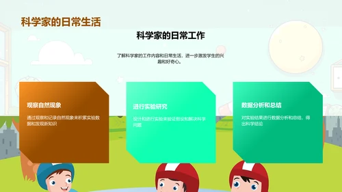 自然科学基础课PPT模板