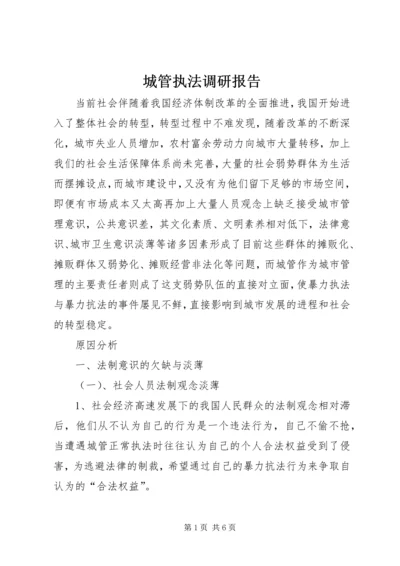 城管执法调研报告 (2).docx