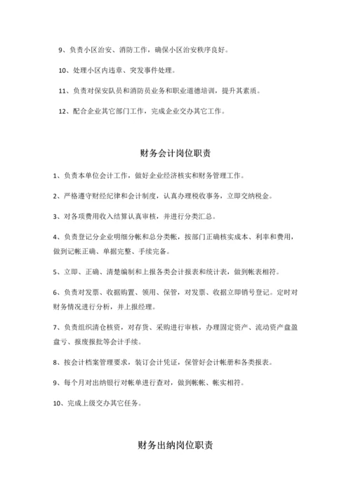 物业管理内部制度汇编模板.docx