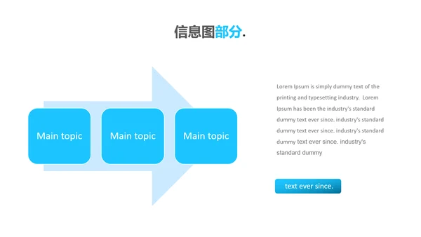 蓝色简洁创意设计公司简介商务PPT模板