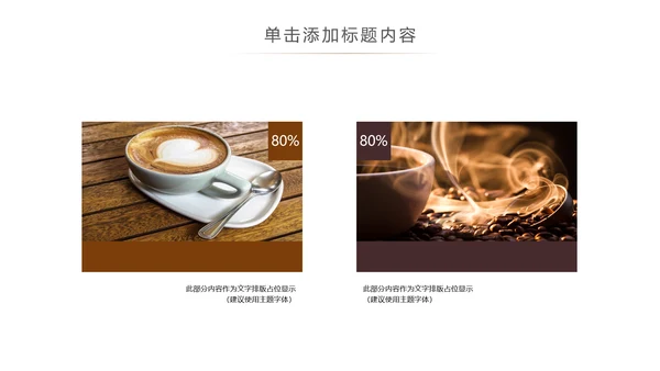 休闲下午茶美味咖啡厅介绍咖啡介绍PPT咖啡豆