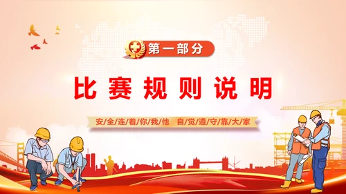 安全生产月知识竞赛PPT模板