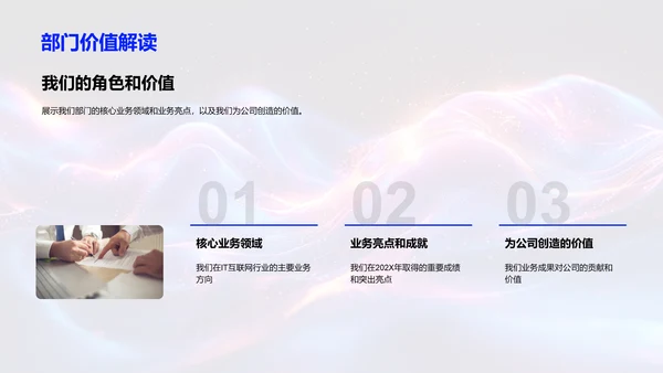 IT年终业绩总结PPT模板