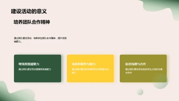 凝聚力提升，班级团建新篇章