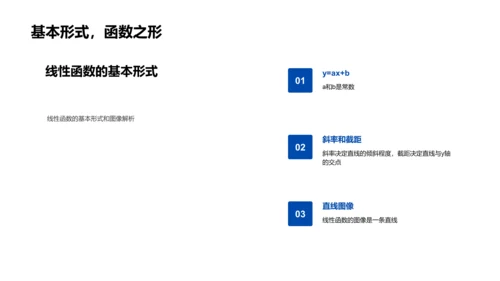 线性函数教学PPT模板