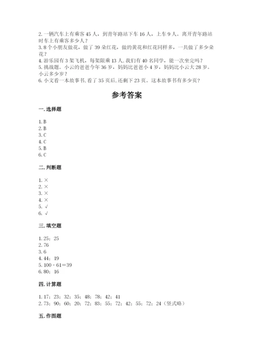人教版数学二年级上册期中测试卷审定版.docx