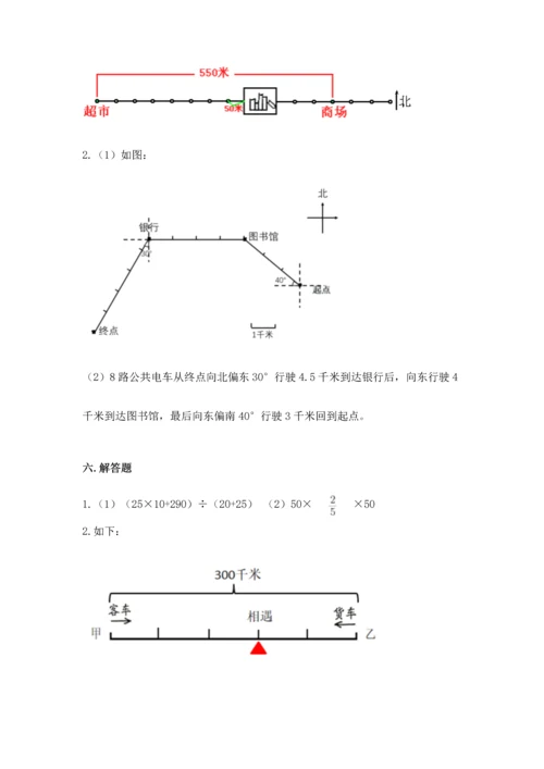 人教版六年级上册数学期中测试卷精品（典优）.docx