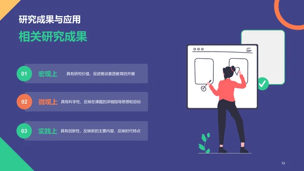 紫色多色扁平简约教育通用毕业答辩PPT