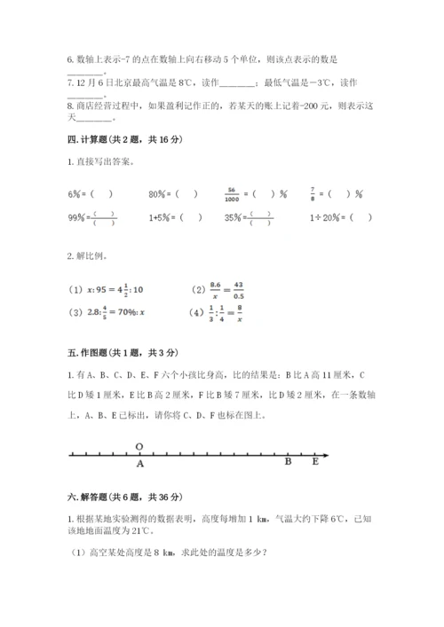 小升初数学期末测试卷附参考答案【夺分金卷】.docx