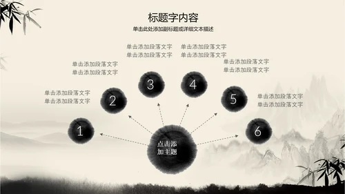 古典复古意境中国风动态ppt动态模版