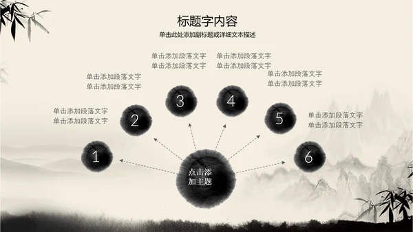古典复古意境中国风动态ppt动态模版
