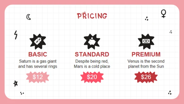 女孩力量卡通人物通用PPT模板