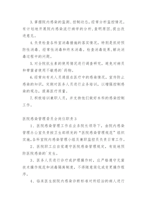 医院感染管理委员会岗位职责.docx