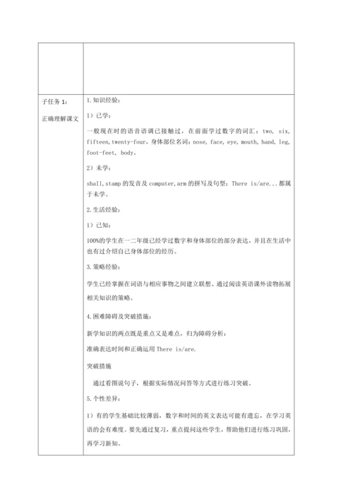 Module 6 Unit 2 There is a small monster  第一课时教案