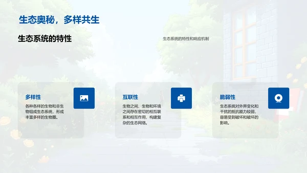 生态系统解析PPT模板