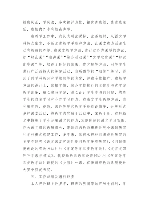 教师高级职称个人工作总结.docx