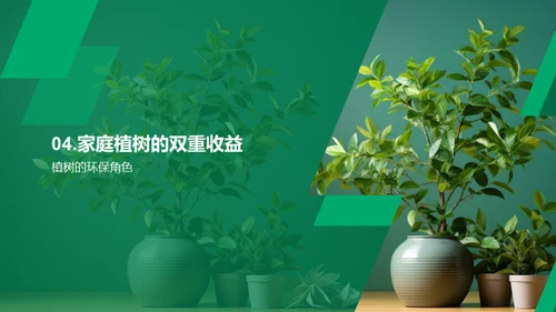 家庭植树，环保亲情双赢