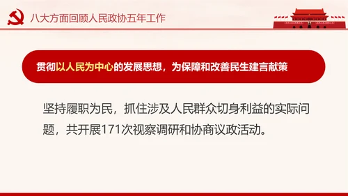 全国两会政协常委会工作报告PPT