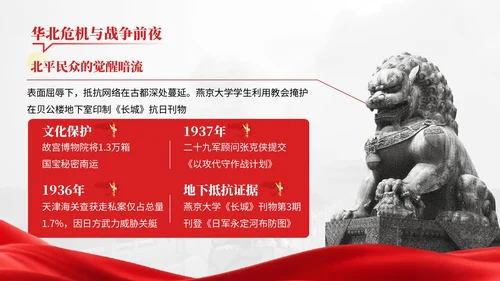 红色党政风民族记忆历史警钟红色文化宣传PPT