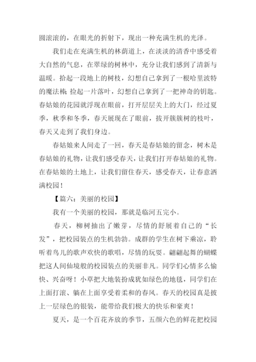 关于校园的作文.docx