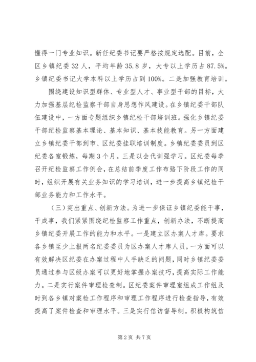 乡镇纪委职能作用调研报告.docx