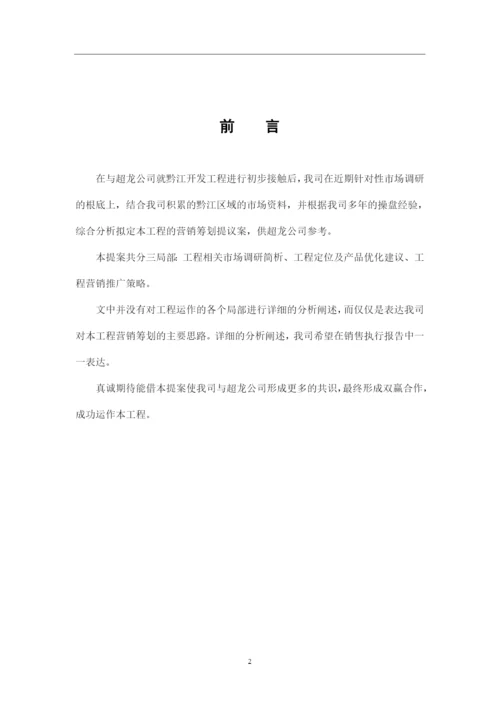 项目营销策划提议案.docx