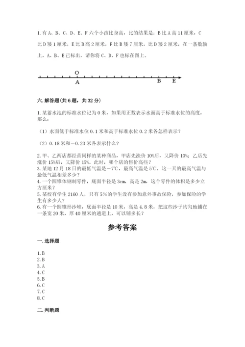 小升初数学期末测试卷精品有答案.docx