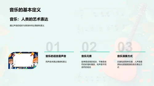 音乐知识教学PPT模板