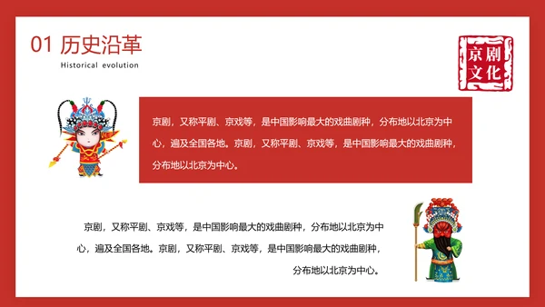 国粹京剧票友文化PPT模板