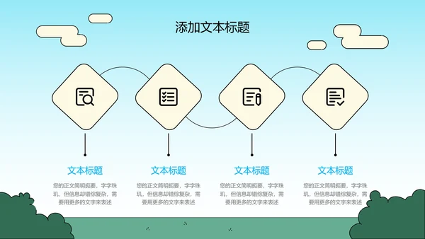 蓝色卡通风交通安全班会主题PPT演示模板