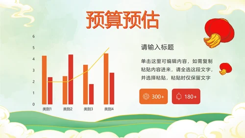 绿色年会策划方案PPT模板