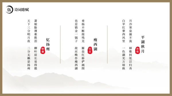 醉美瘦西湖国风年中工作总结汇报模板