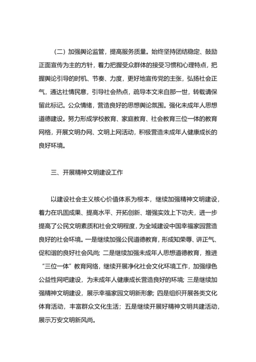 某镇宣传工作总结.docx