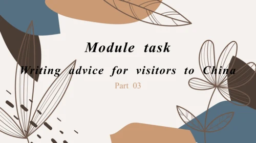Module4 Rules and suggestion Unit 3 Language in us