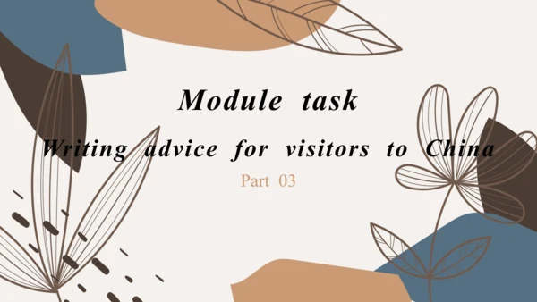 Module4 Rules and suggestion Unit 3 Language in us