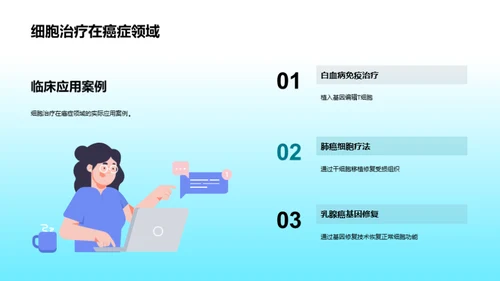 商务风生物医疗教学课件PPT模板