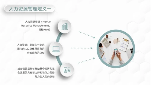绿色简约人力资源管理六大模版PPT模板宣传PPT动态PPT