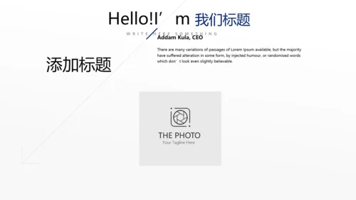 蓝色简约公安干警商务通用动态PPT