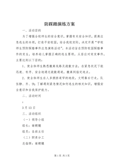 防踩踏演练方案 (5).docx