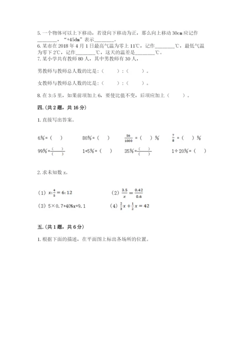 人教版数学六年级下册试题期末模拟检测卷精品【各地真题】.docx