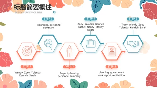 唯美水彩风赞美老师教师节动态PPT模板